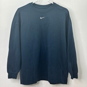 Nike The Nike Tee Oversized Fit Long Sleeve T-Shirt Blue Men's Small